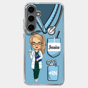 Be The Nurse You Would Want As A Patient - Nurse Personalized Custom Clear Phone Case - Appreciation, Thank You Gift, Nurse Life, Doctor Life