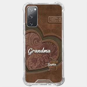 A Mother's Love Endures Through All - Family Personalized Custom Clear Phone Case - Gift For Mom, Grandma