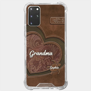 A Mother's Love Endures Through All - Family Personalized Custom Clear Phone Case - Gift For Mom, Grandma