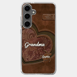 A Mother's Love Endures Through All - Family Personalized Custom Clear Phone Case - Gift For Mom, Grandma