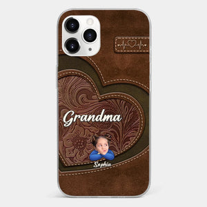 Custom Photo My Favorite People Call Me Grandma - Family Personalized Custom Clear Phone Case - Gift For Mom, Grandma