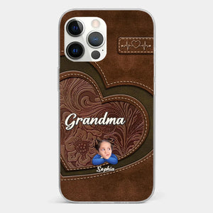 Custom Photo My Favorite People Call Me Grandma - Family Personalized Custom Clear Phone Case - Gift For Mom, Grandma