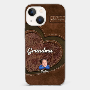 Custom Photo My Favorite People Call Me Grandma - Family Personalized Custom Clear Phone Case - Gift For Mom, Grandma