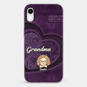 Your Unconditional Love Envelops Us - Family Personalized Custom Clear Phone Case - Gift For Mom, Grandma