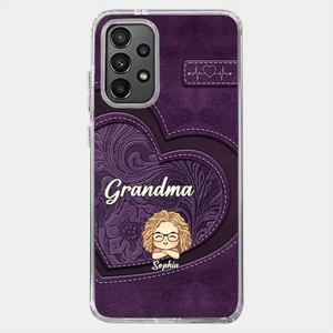 Your Unconditional Love Envelops Us - Family Personalized Custom Clear Phone Case - Gift For Mom, Grandma