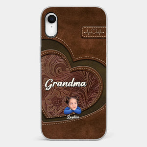 Custom Photo My Favorite People Call Me Grandma - Family Personalized Custom Clear Phone Case - Gift For Mom, Grandma