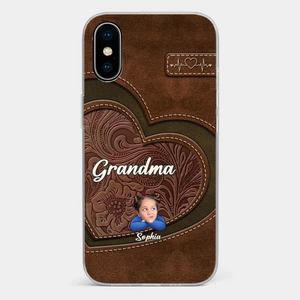 Custom Photo My Favorite People Call Me Grandma - Family Personalized Custom Clear Phone Case - Gift For Mom, Grandma