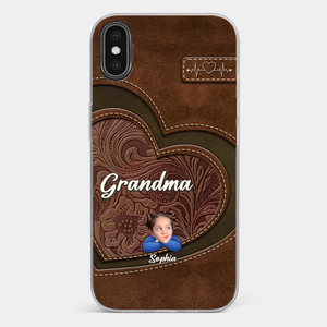 Custom Photo My Favorite People Call Me Grandma - Family Personalized Custom Clear Phone Case - Gift For Mom, Grandma