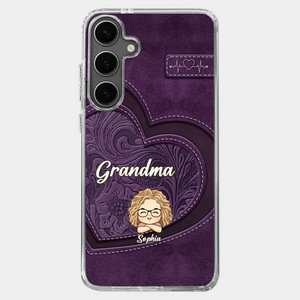 Your Unconditional Love Envelops Us - Family Personalized Custom Clear Phone Case - Gift For Mom, Grandma