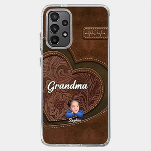 Custom Photo My Favorite People Call Me Grandma - Family Personalized Custom Clear Phone Case - Gift For Mom, Grandma