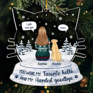 Their Lives May Have Been Brief, But Their Impact Is Everlasting - Memorial Personalized Custom Ornament - Acrylic Custom Shaped - Sympathy Gift, Christmas Gift For Pet Owners, Pet Lovers