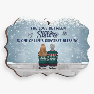 Christmas Is Even More Special When Spent With My Siblings - Family Personalized Custom Ornament - Wood, Acrylic Benelux Shaped - Christmas Gift For Family Members, Siblings, Brothers, Sisters